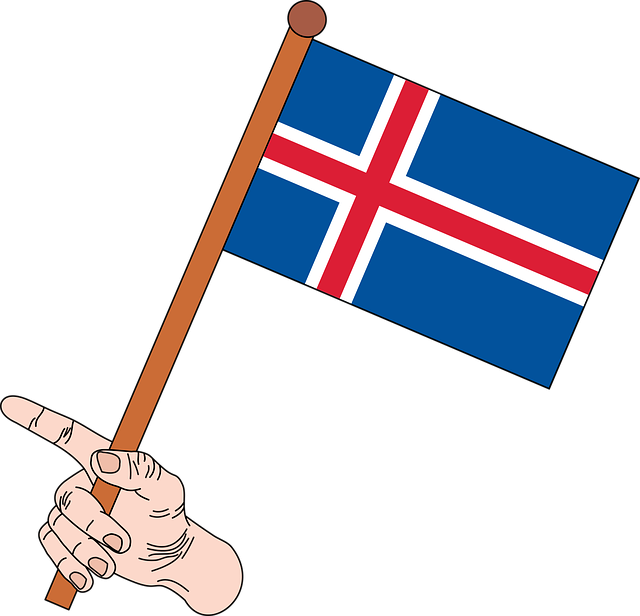 islandská vlajka